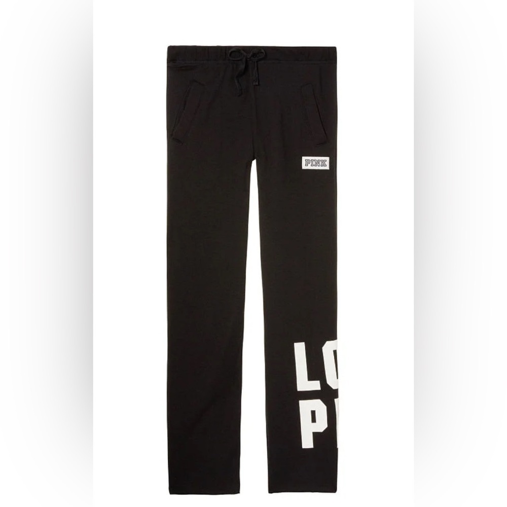 VS Pink Black Sweatpants